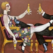 Art Deco passion in the paintings of Juarez Machado
