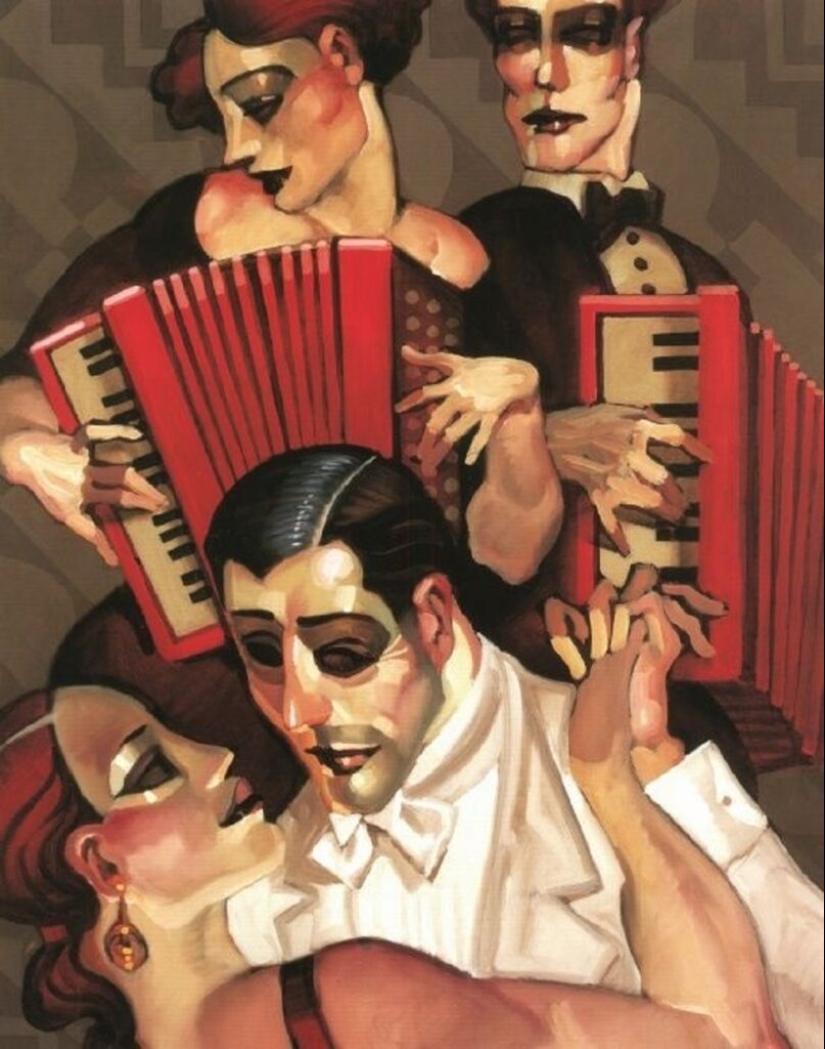 Art Deco passion in the paintings of Juarez Machado