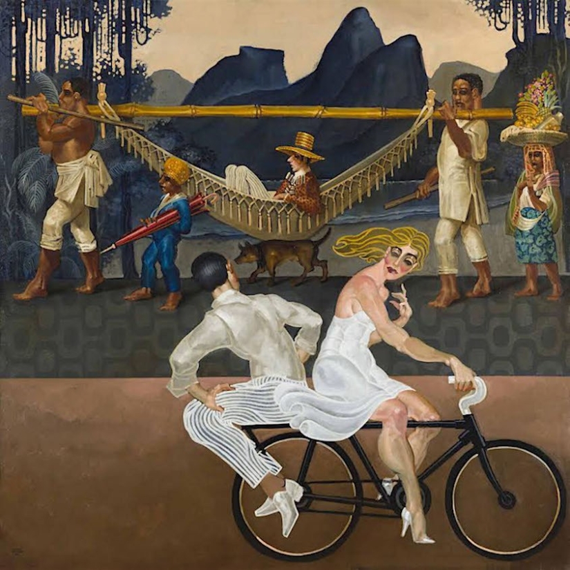 Art Deco passion in the paintings of Juarez Machado