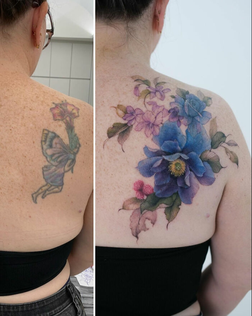 Artist Creates Floral Tattoos That Radiate Elegance And Beauty