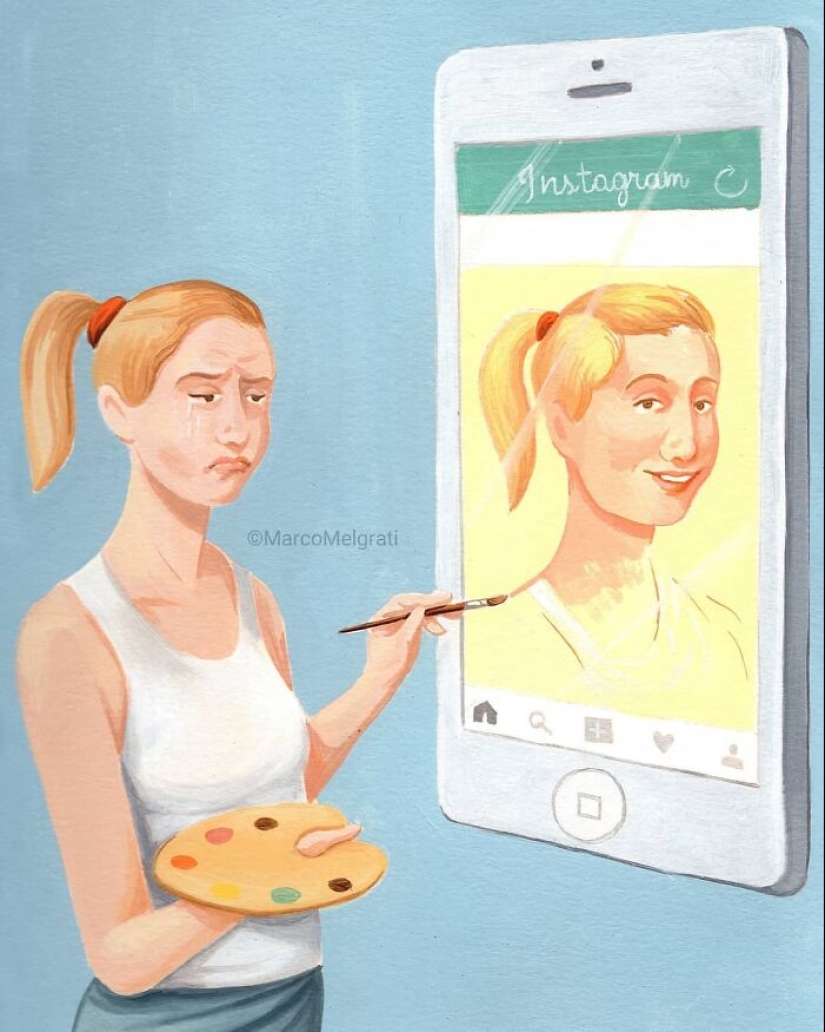 Artist Creates Thought-Provoking Illustrations On Modern Realities