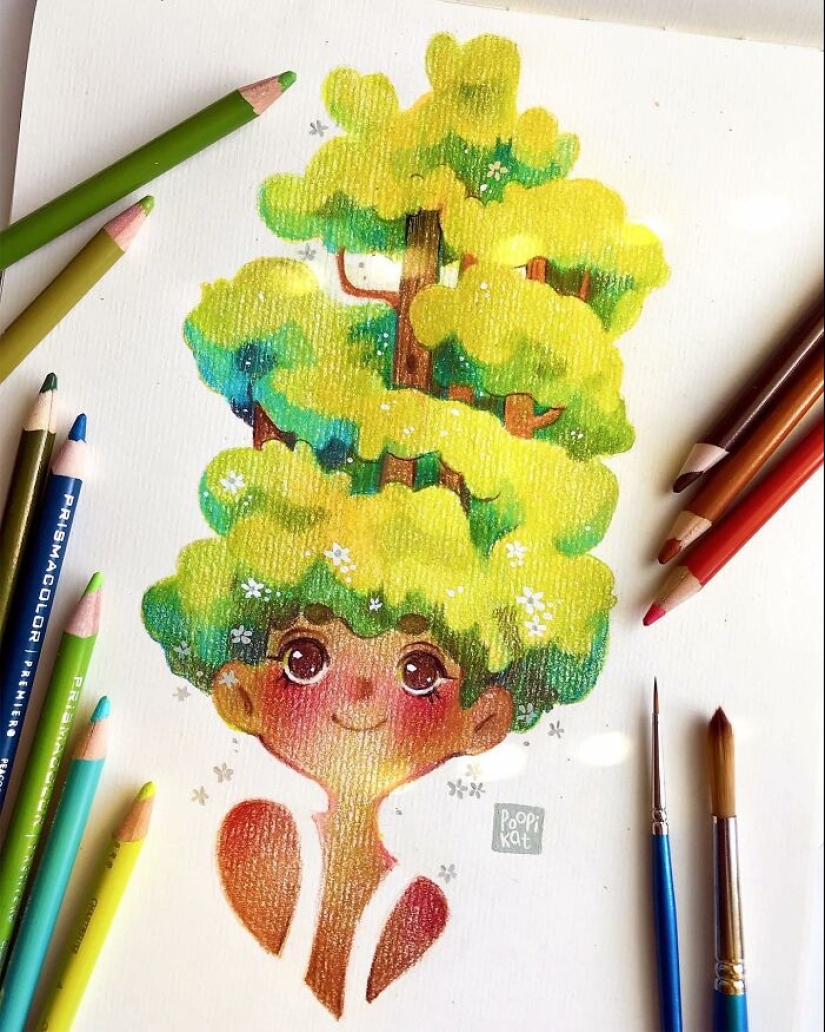 Artist Explores Identity And Nature In Her 17 Stunning Illustrations