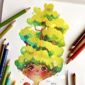 Artist Explores Identity And Nature In Her 17 Stunning Illustrations