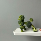 Artista coreano hace verdaderas obras de arte con comida