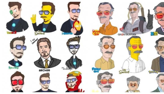 Artista italiano convierte celebridades en personajes de dibujos animados