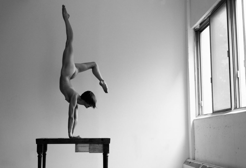 Artistas de circo fotografiados por Bertil Nilsson