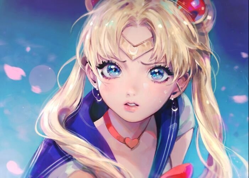 Artistas ilustradores decidió tomar una nueva mirada a Sailor moon