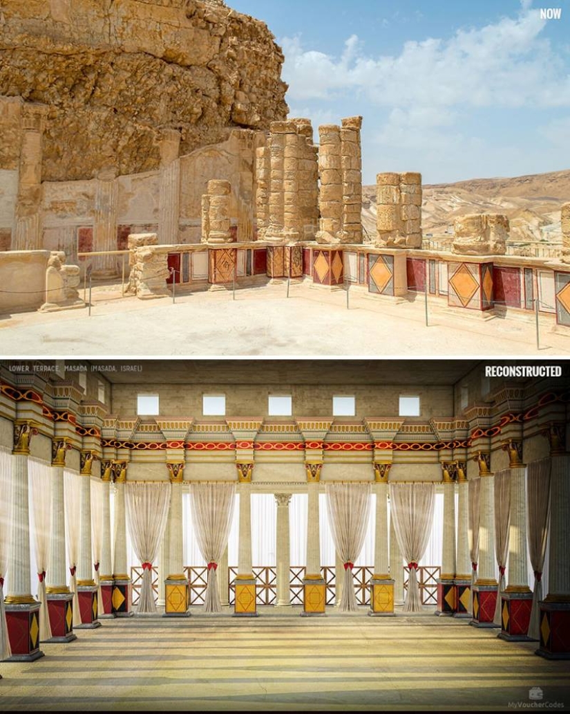 Artists have recreated the pristine splendor of 7 famous historical ruins