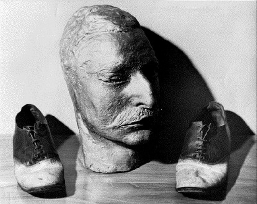 As the robber George Big nose was a pair of shoes and an ashtray