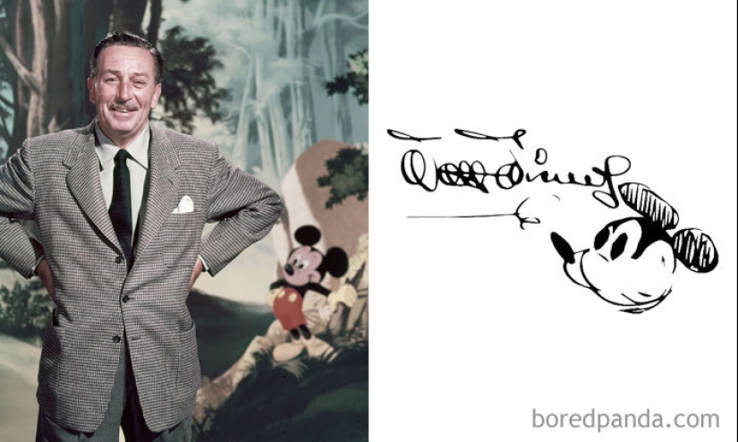 Autograph as art: unusual signatures of celebrities