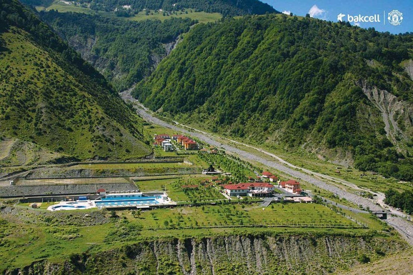 Azerbaiyán a vista de pájaro