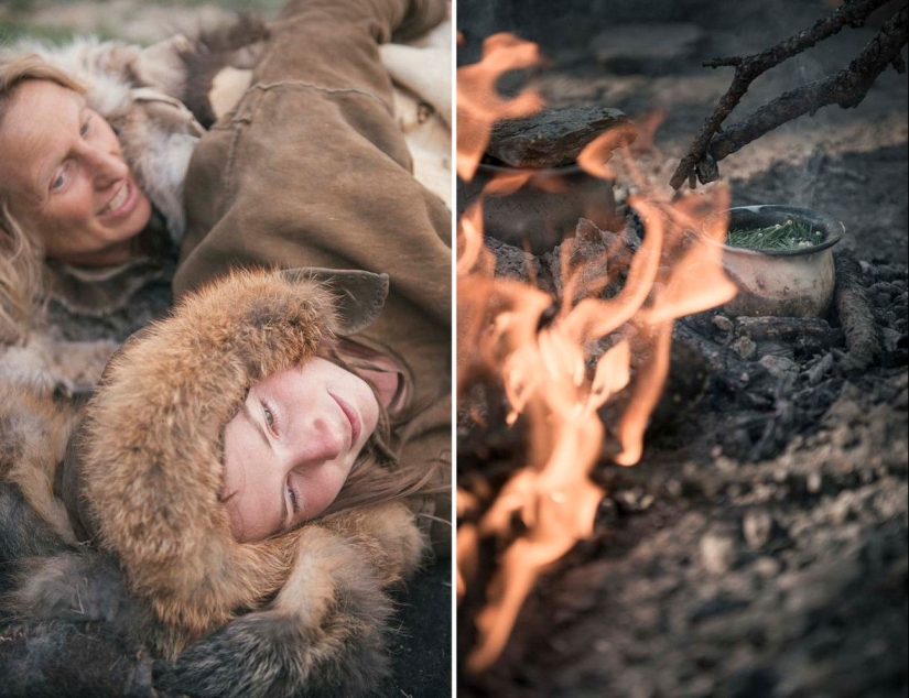 Back in the Paleolithic: hunter-gatherers of the 21st century in the project "Living wild"