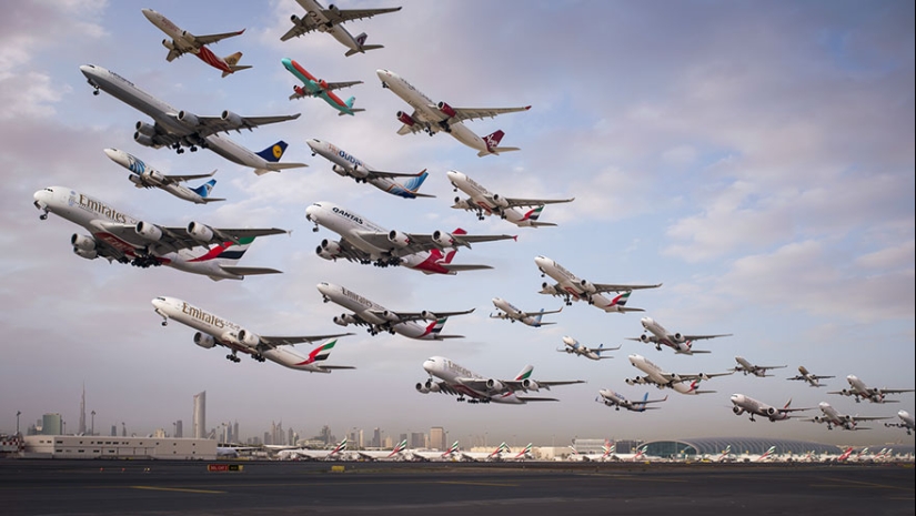 Bandadas de pájaros de hierro: cómo se ven los flujos de tráfico en los aeropuertos de todo el mundo