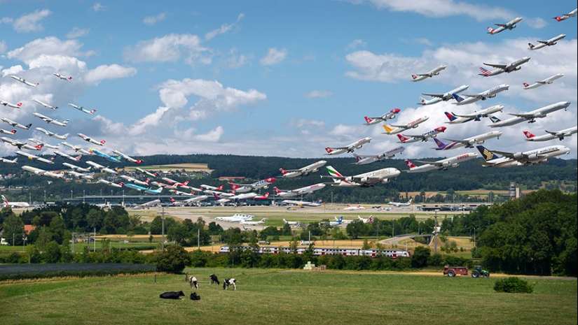 Bandadas de pájaros de hierro: cómo se ven los flujos de tráfico en los aeropuertos de todo el mundo