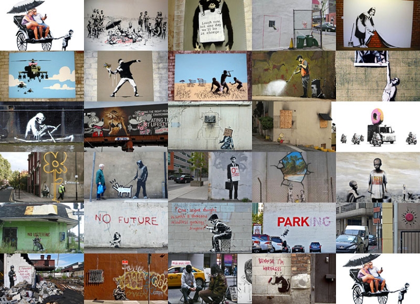 Banksy es la artista de graffiti más misteriosa y escandalosa