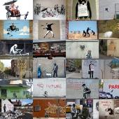 Banksy es la artista de graffiti más misteriosa y escandalosa