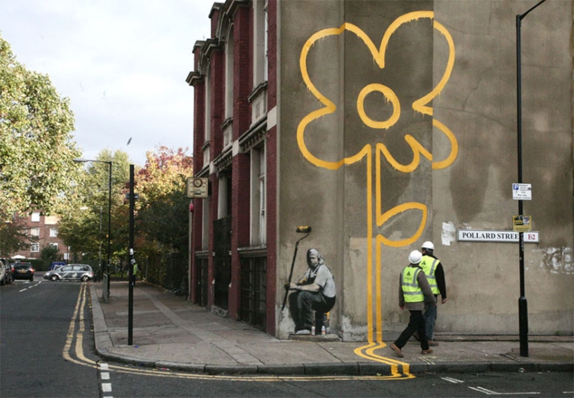 Banksy is the most mysterious and scandalous graffiti artist