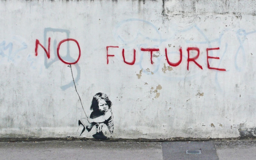 Banksy is the most mysterious and scandalous graffiti artist