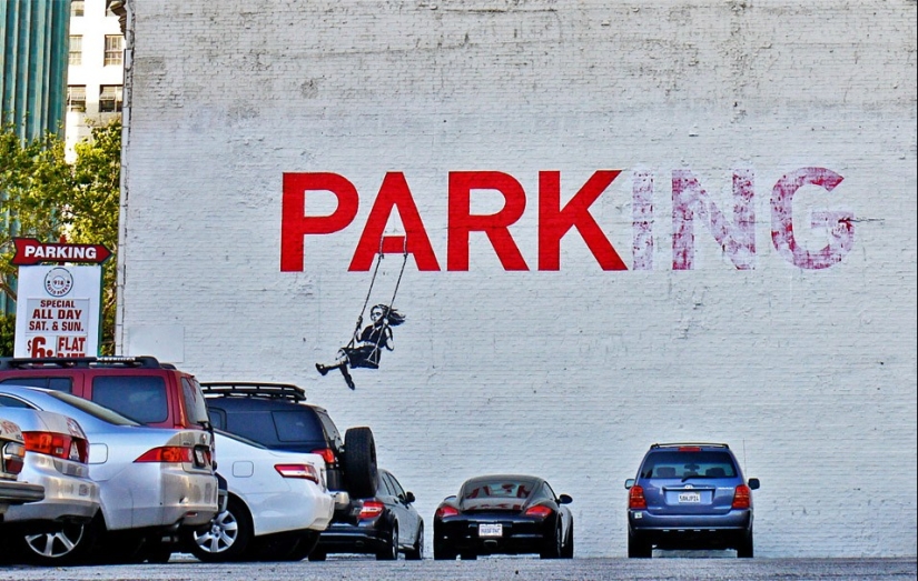 Banksy is the most mysterious and scandalous graffiti artist