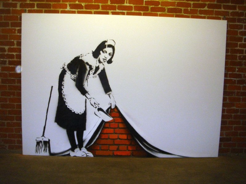 Banksy is the most mysterious and scandalous graffiti artist