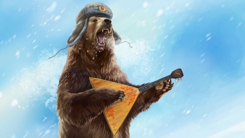 Bears, vodka, balalaika and other "cranberries" about Russia in Hollywood