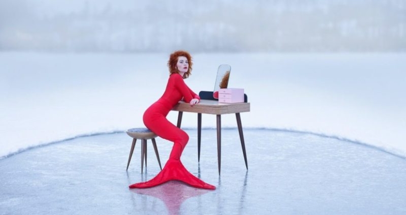 Beautiful and absurd works by Czech photographer Bara Prasilova - Pictolic