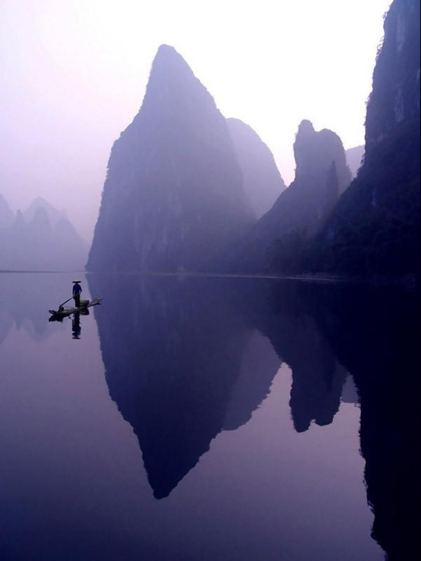 Beautiful landscapes of the Chinese river poets and artists