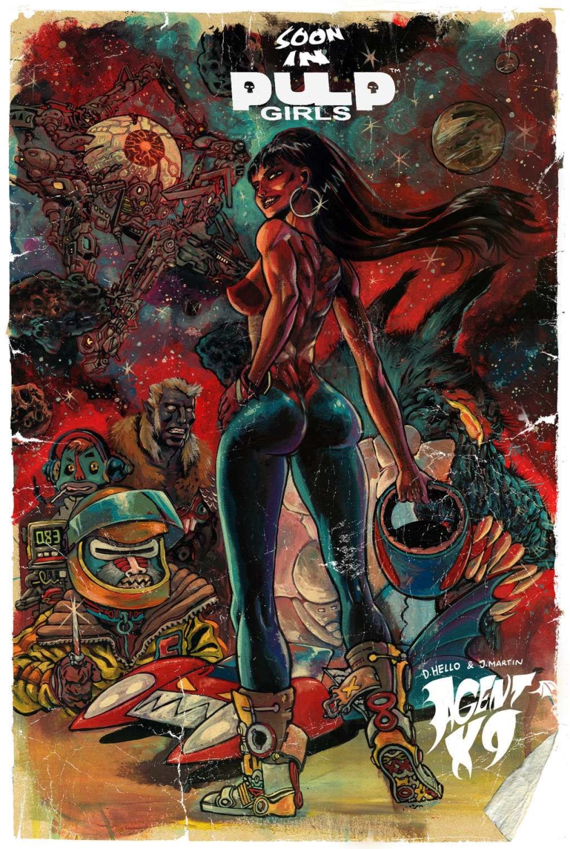 Beauty, mutants and thrash-fiction art of Ralph Nisa