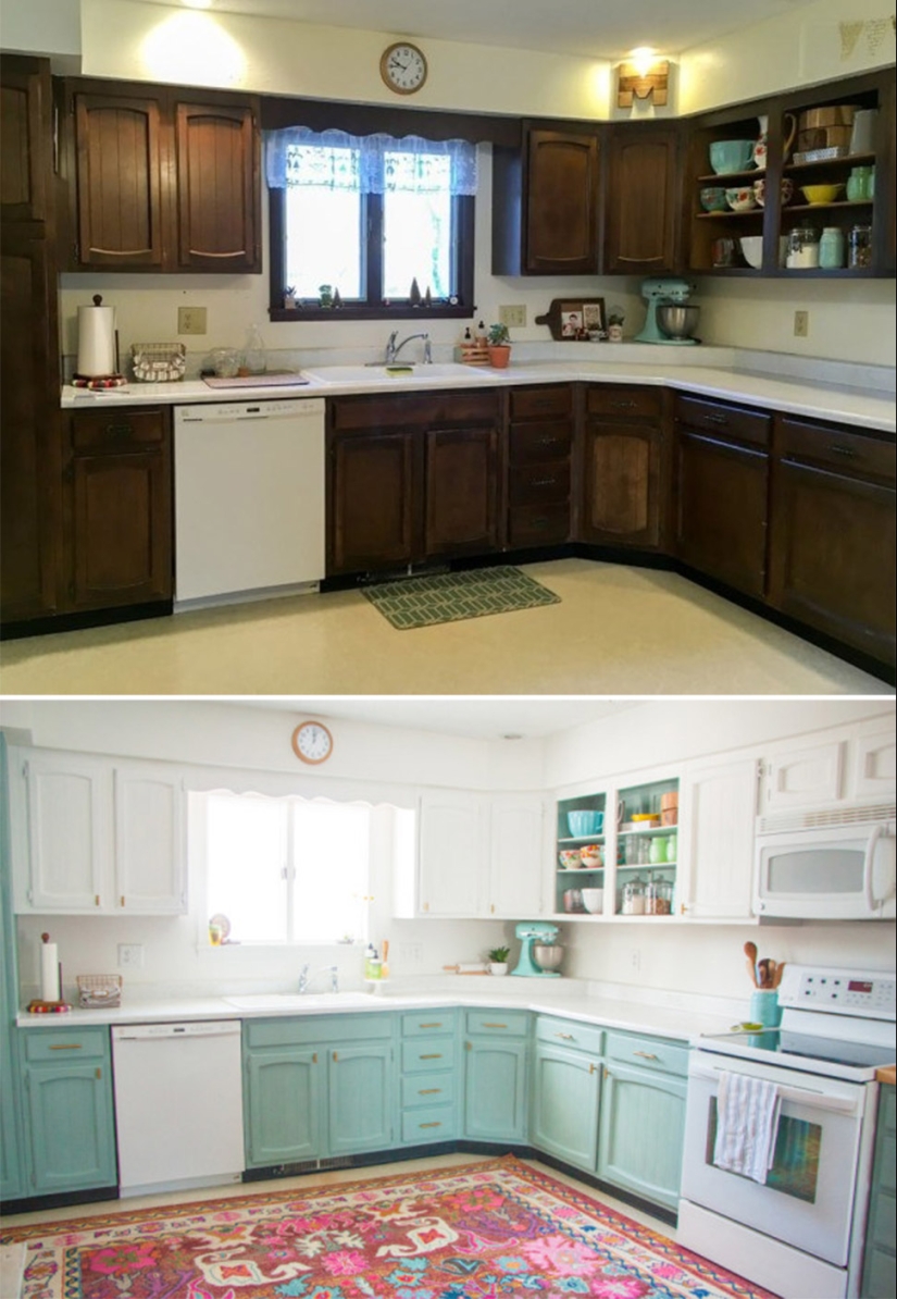 Before and after - 13 examples of incredible and very budget-friendly residential transformations
