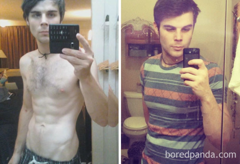 Before and after: 20 photos of people who decided to stop using drugs