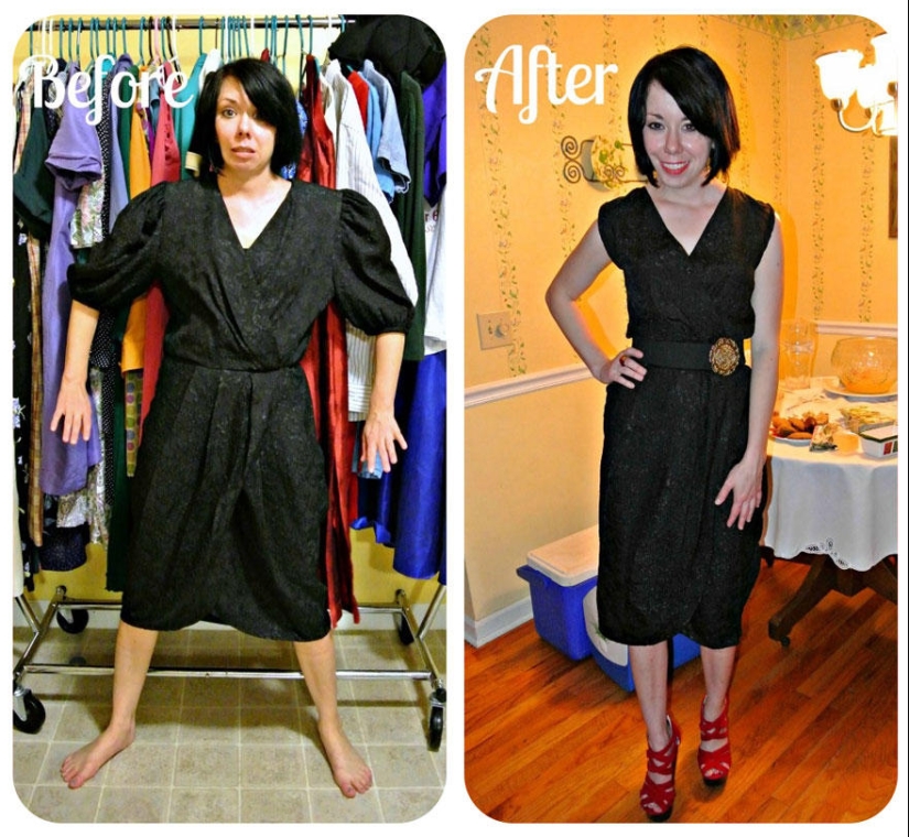 Before and after: amazing transformations of second-hand clothes
