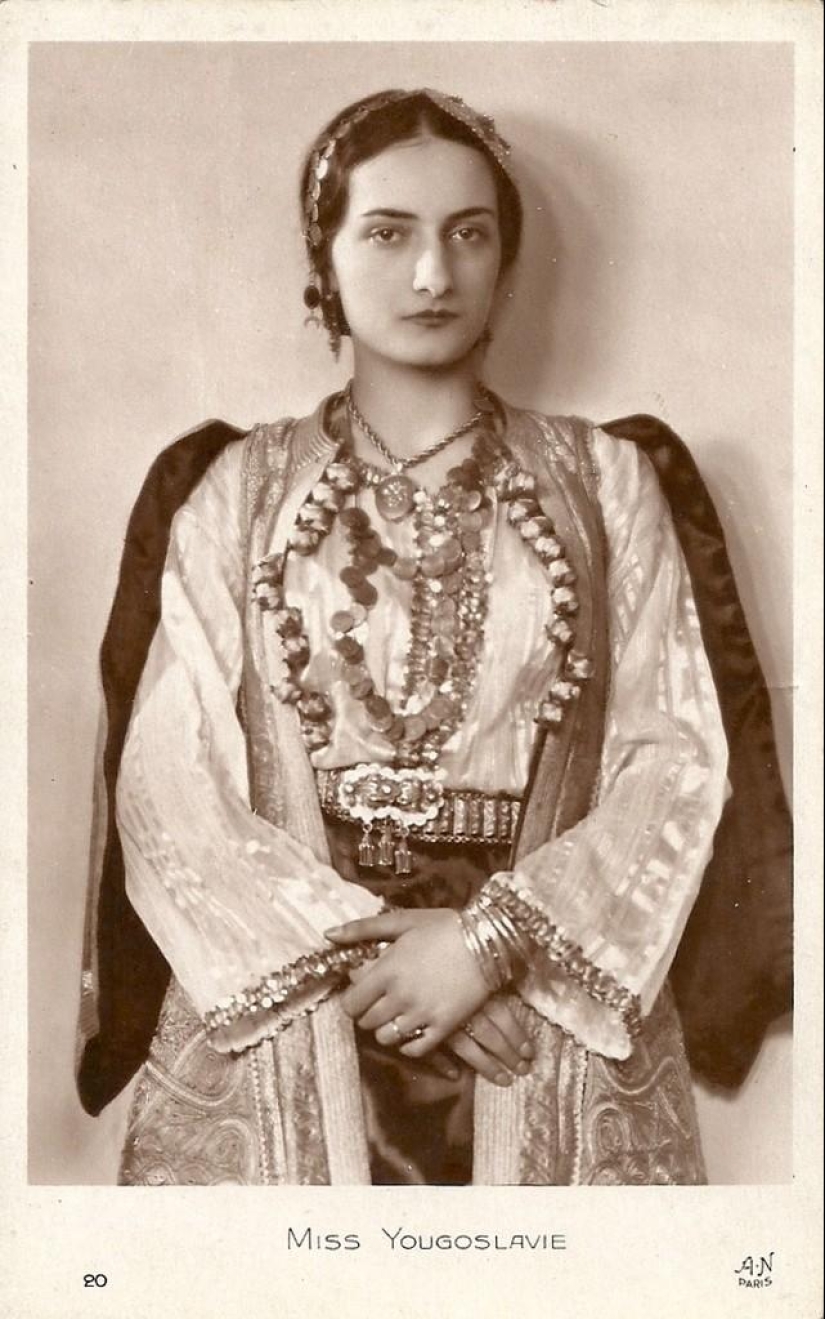 Bellezas retro del concurso de belleza "Miss Europa - 1930"