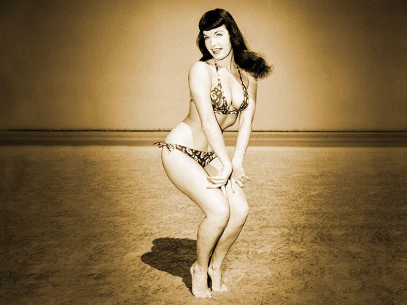 Bettie Page - sex symbol of the 50s - and her followers