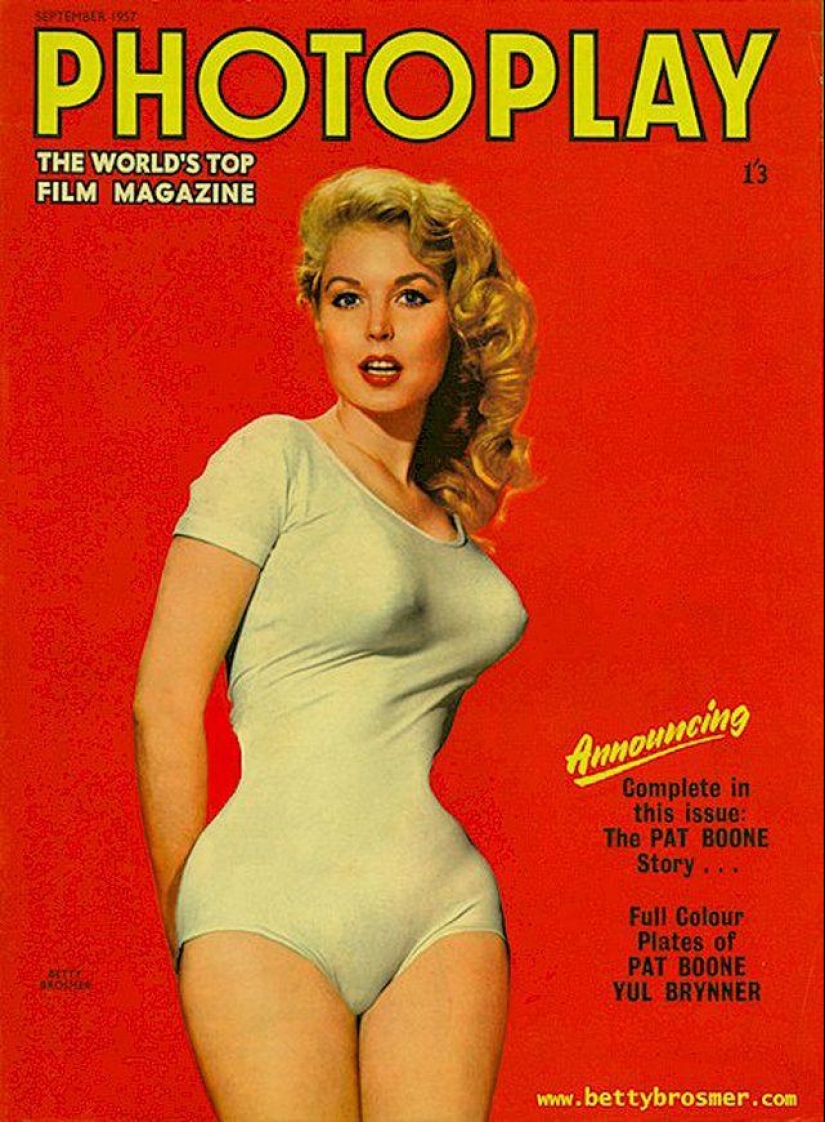 Betty Brosmer is the owner of the most gorgeous figure of the 50s