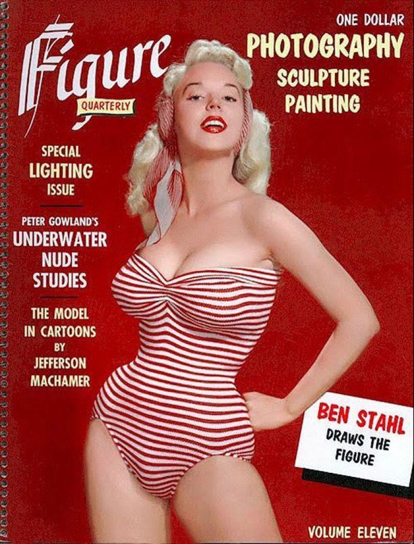 Betty Brosmer is the owner of the most gorgeous figure of the 50s