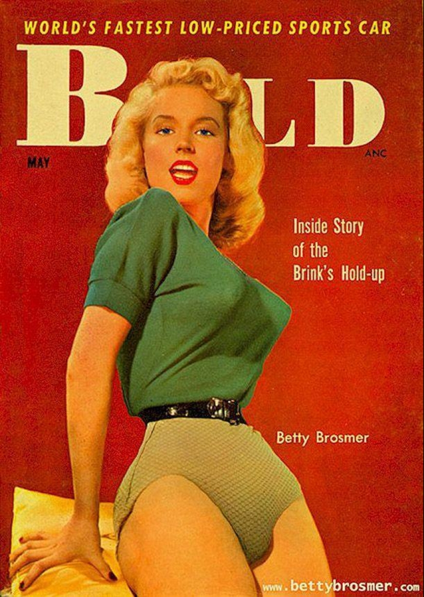 Betty Brosmer is the owner of the most gorgeous figure of the 50s