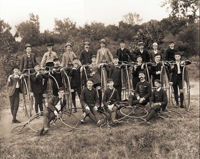 Bicycle History: The Penny-Farthing, or High Wheel