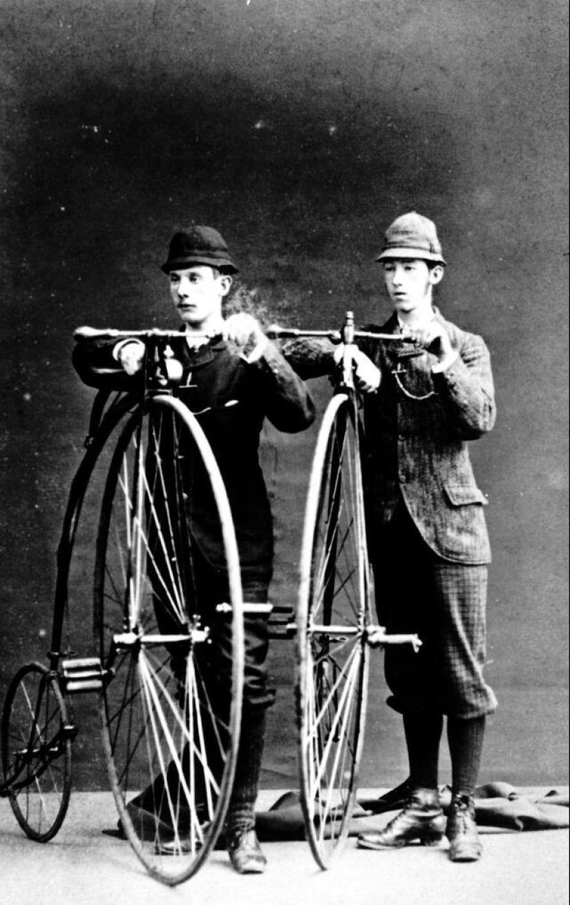 Bicycle History: The Penny-Farthing, or High Wheel