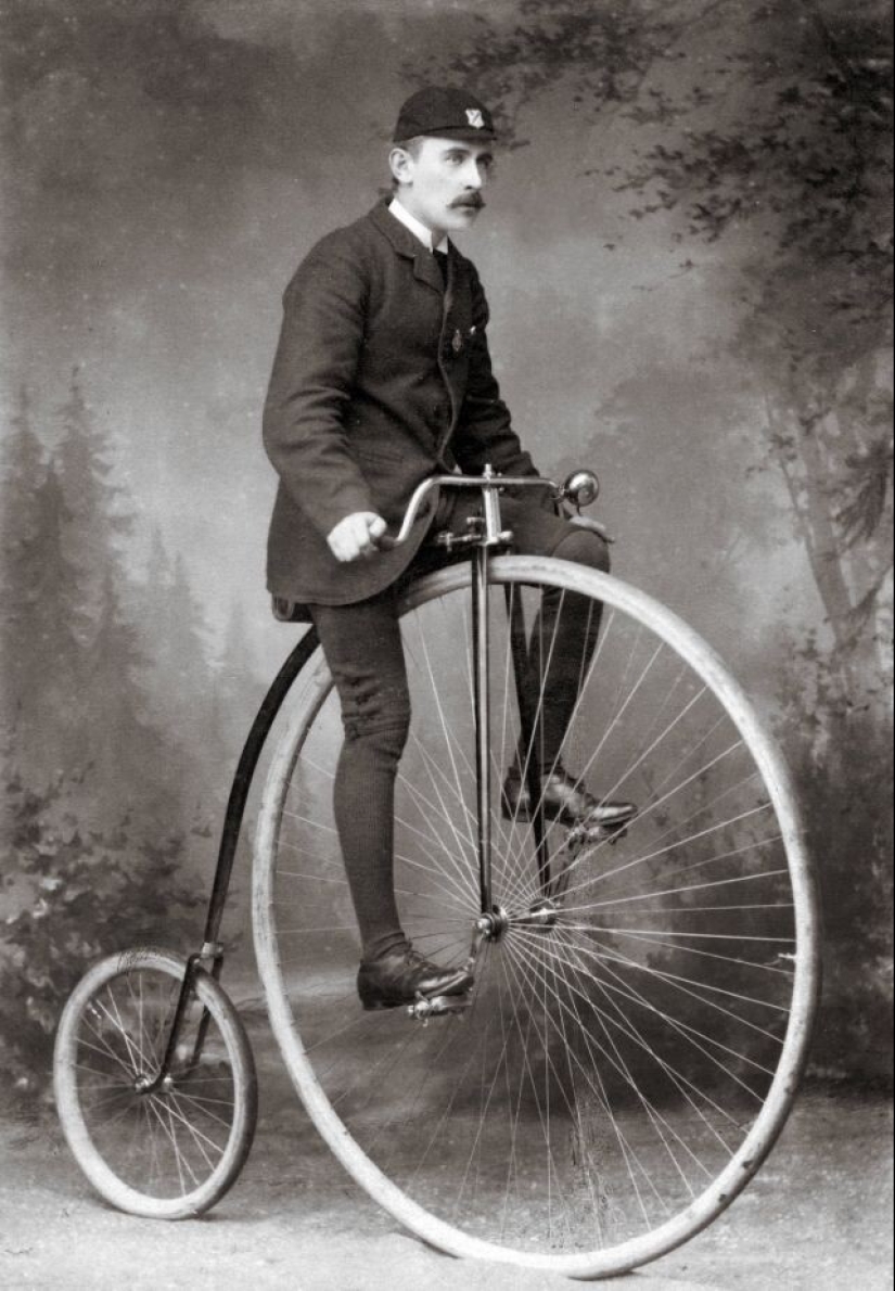 Bicycle History: The Penny-Farthing, or High Wheel