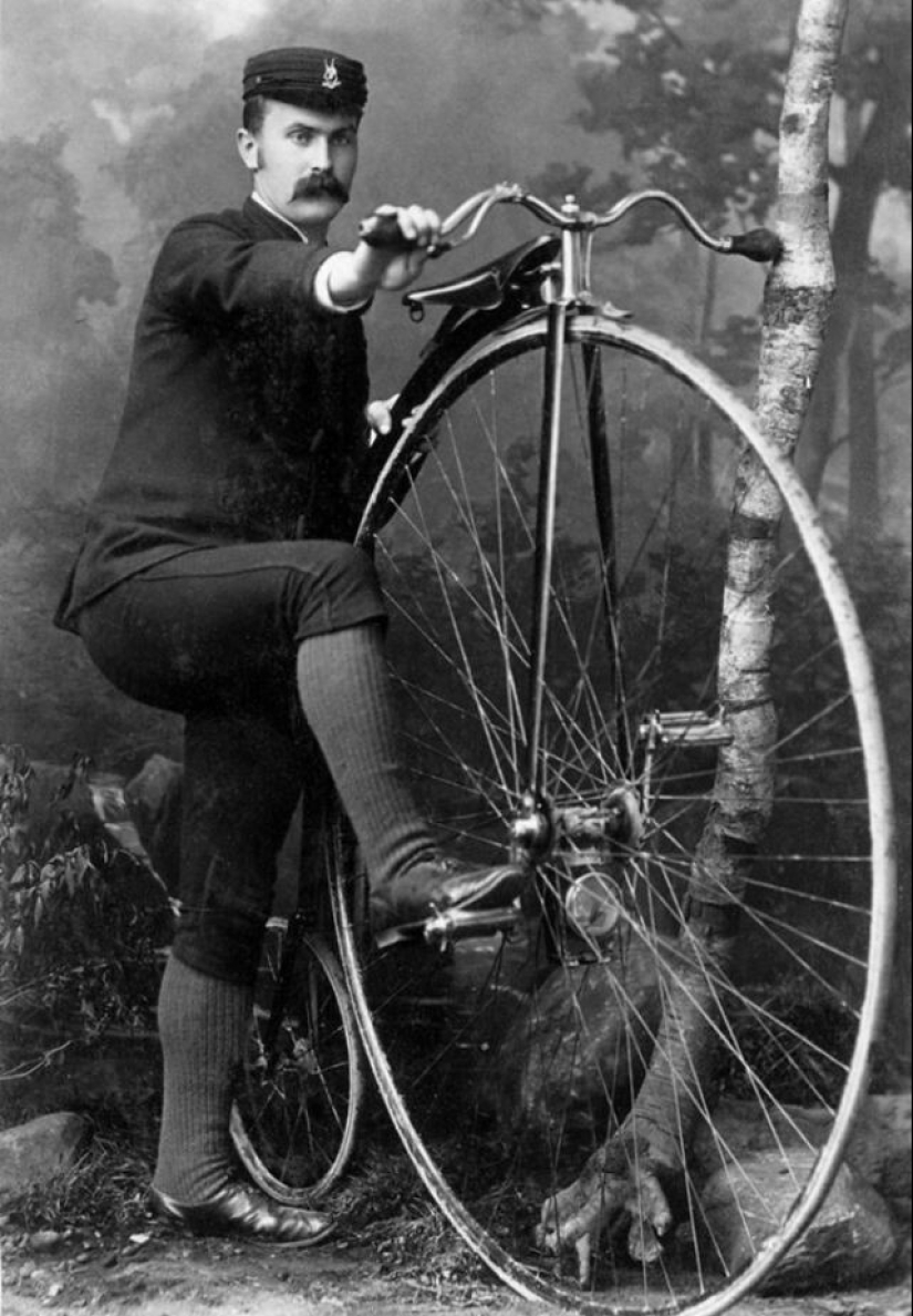 Bicycle History: The Penny-Farthing, or High Wheel