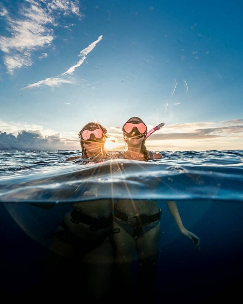 "Big and blue Ocean": a freediver photographer showed an amazing series of underwater shots