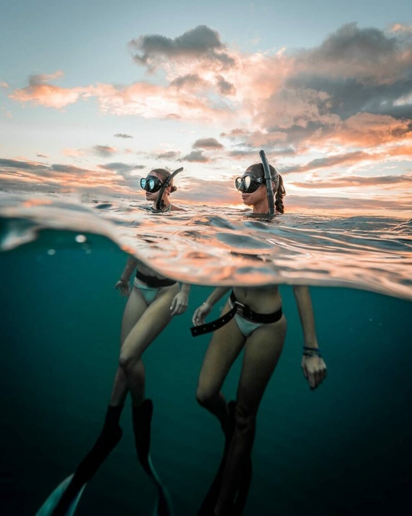 "Big and blue Ocean": a freediver photographer showed an amazing series of underwater shots