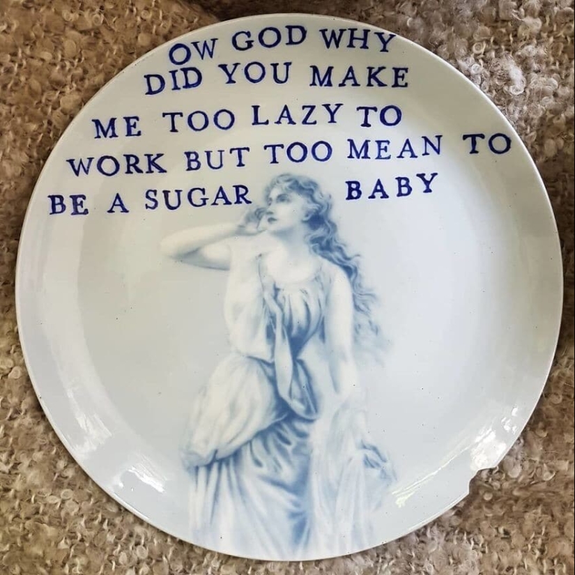 Black humor on porcelain: artist Camila Meicher and her "ugly plates"