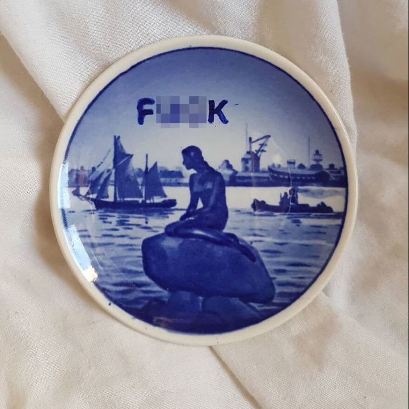 Black humor on porcelain: artist Camila Meicher and her "ugly plates"