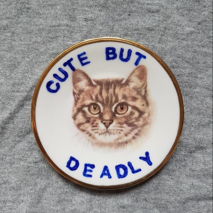 Black humor on porcelain: artist Camila Meicher and her "ugly plates"