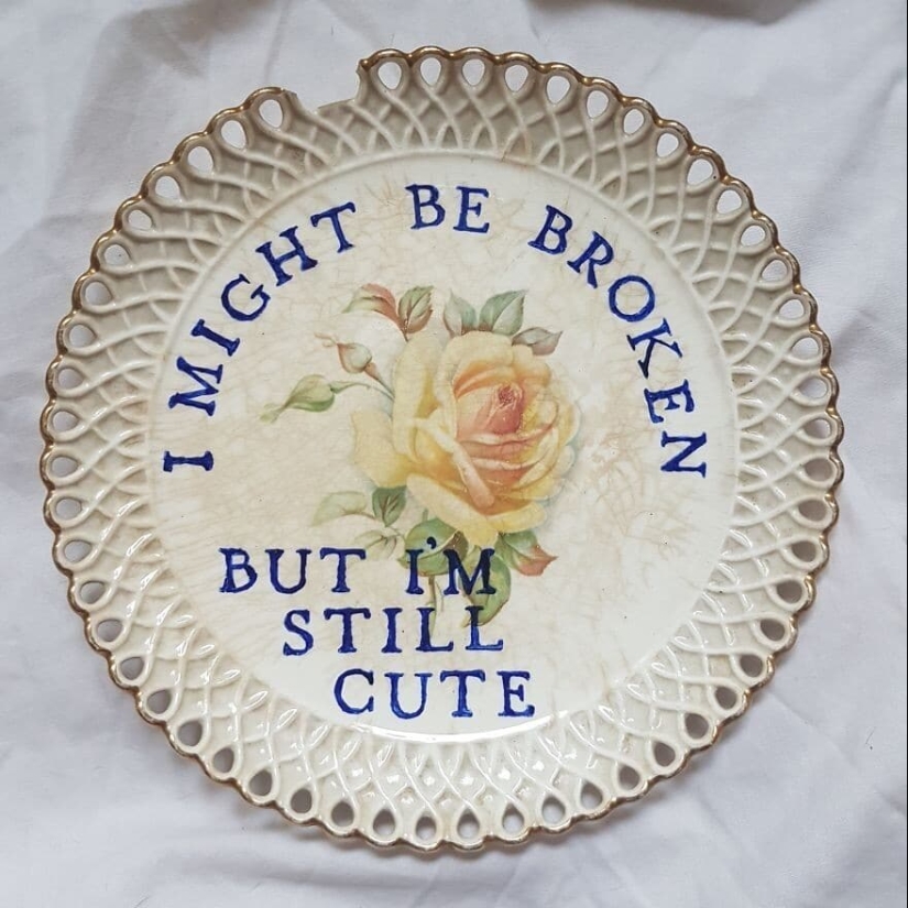 Black humor on porcelain: artist Camila Meicher and her "ugly plates"