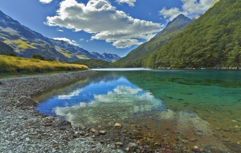 Blue Lake Nelson-el más limpio del mundo