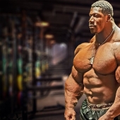 Bodybuilder Rubiel Mosquera - a man with a phenomenal neck