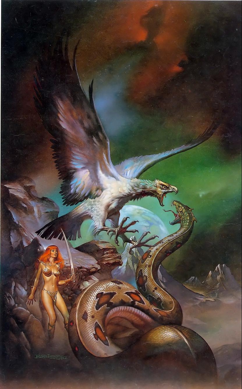 Boris Vallejo y sus mundos fantásticos