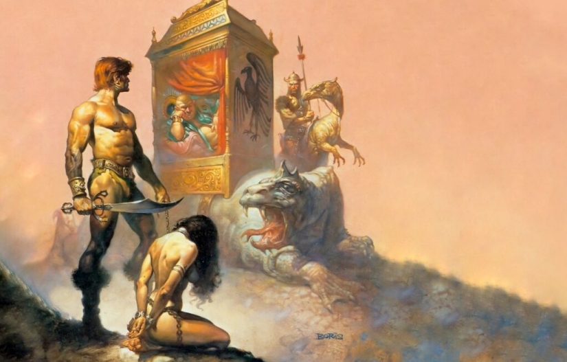 Boris Vallejo y sus mundos fantásticos